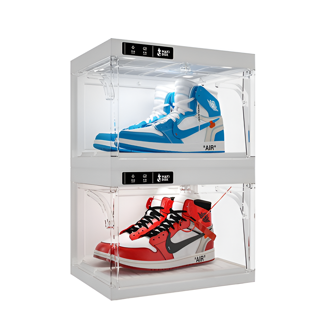 Smart Shoe Crate | Fully Automatic, LED, Remote Controlled, Auto-Opening, Slider, Stackable Crate