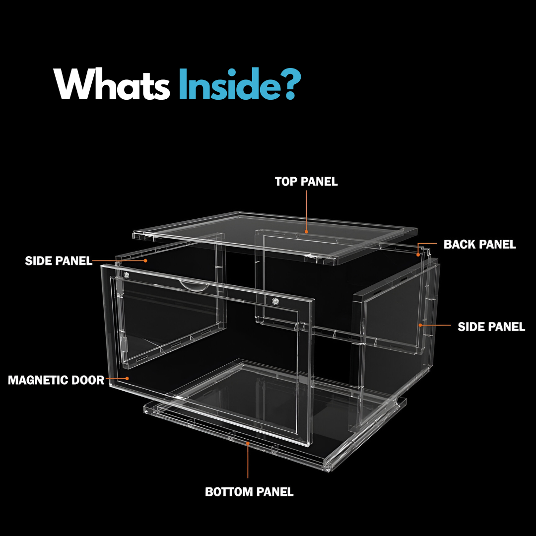 Stackable Sneaker Crate (Transparent)